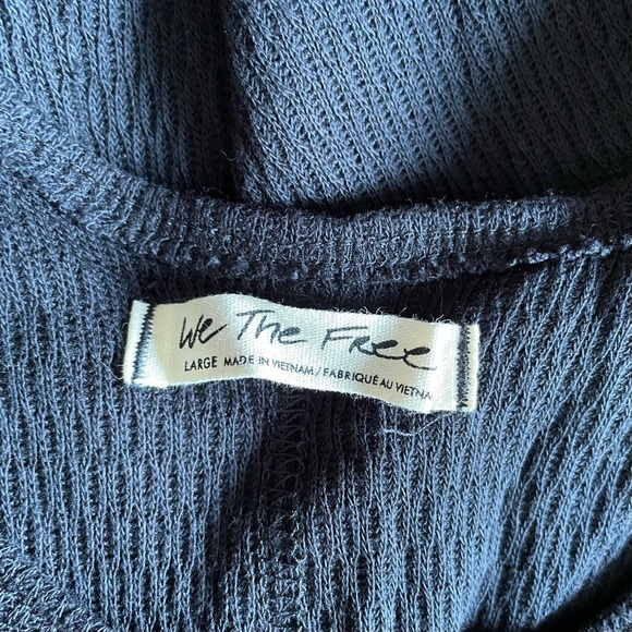 NWOT - FREE PEOPLE - WE THE FREE - Cactus Milk White - Asymmetric Tank Top - Picture 13 of 15